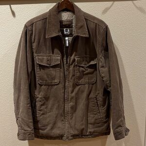 GAP Men's Brown Field Jacket in Corduroy